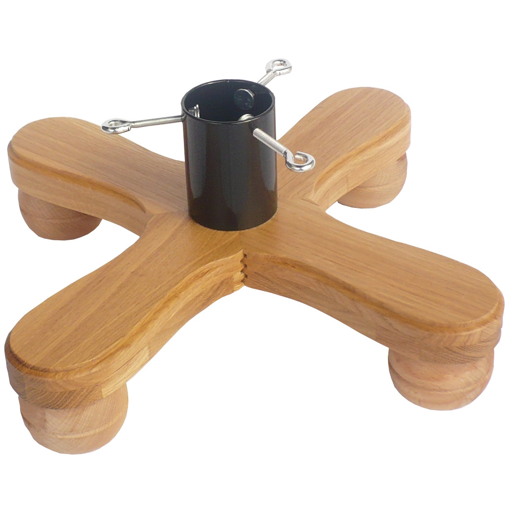 Obrázok z Stojan na vianočný strom drevený, rustikal 39x39x16 cm