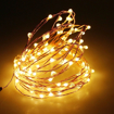 Obrázok z Nano LED reťaz 10led/1m s programami a gombíkovou batériou