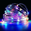 Obrázok z Nano LED reťaz 10led/1m s programami a gombíkovou batériou