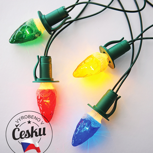 Obrázok z Retro vianočné osvetlenie Šiška - Česká obnovená ručná výroba