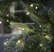Obrázok z Nano LED vianočná reťaz vonkajšia 2000 ľad / 200 m s ovládačom, časovačom a reguláciou intenzity svietenia