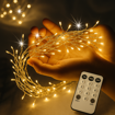 Obrázok z Nano LED vianočná reťaz - ježko, vonkajšie 1500 LED / 55 m s ovládačom, časovačom, pamäťou a reguláciou intenzity svietenia