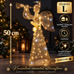 Obrázok z Vánoční LED anděl s trumpetou 50 cm – teplá bílá s FLASH efektem a časovačem
