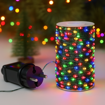 Obrázok z Nano LED vianočné reťaz vonkajšie 1000led / 100m, 8 programov