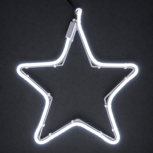 LED neonová hvězda Profi Fix 25 cm – studená bílá